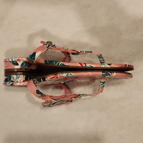 Crown & Ivy "Wylie" Palm Print Thong  Sandal Size 6 NWT - Picture 5 of 8